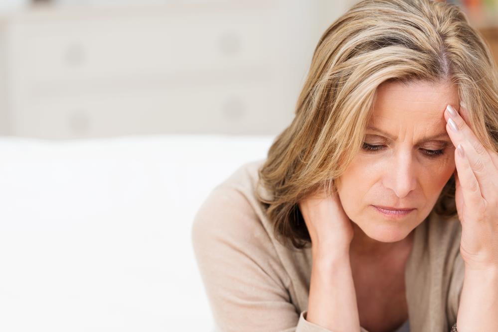 depressed woman