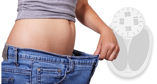 weight loss and a scale