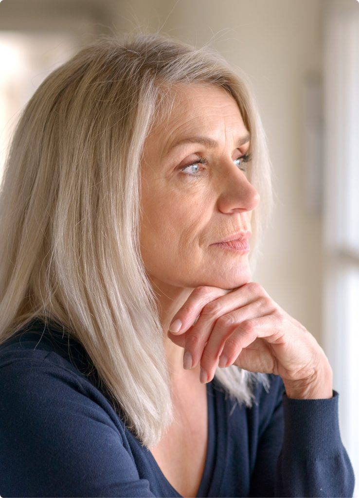 Woman looking away